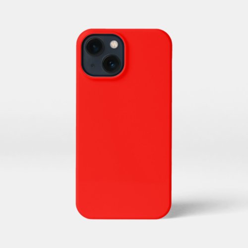 Candy Apple Red Solid Color iPhone 13 Mini Case