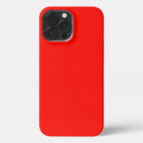 Candy Apple Red Solid Color iPhone 13 Pro Max Case