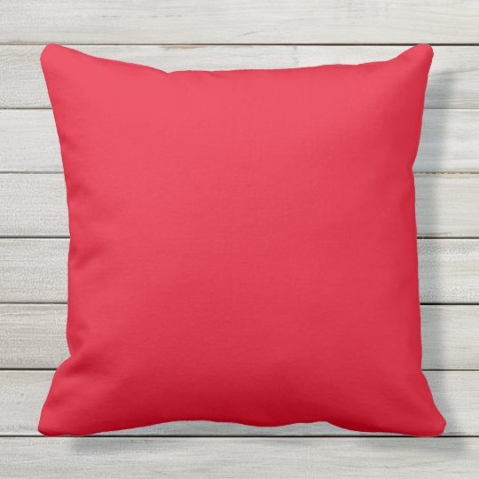 Candy Apple Red Solid Color Outdoor Pillow Zazzle Com Candy Apple Red Solid Color Outdoor