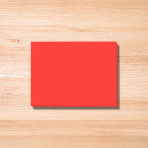 Candy Apple Red Solid Color Post_it Notes