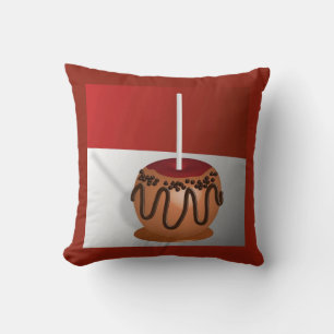 Candy Apple Throw Pillow