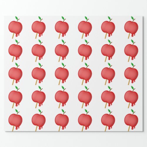 Candy Apple Wrapping Paper