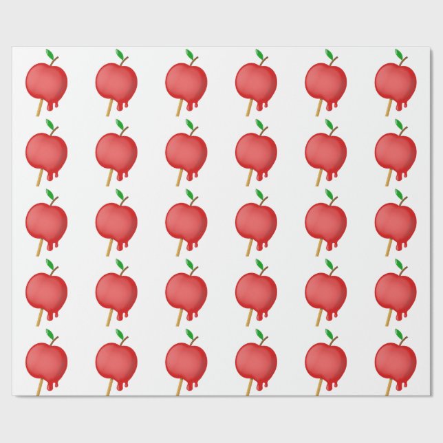 Candy Apple Wrapping Paper (Seam)