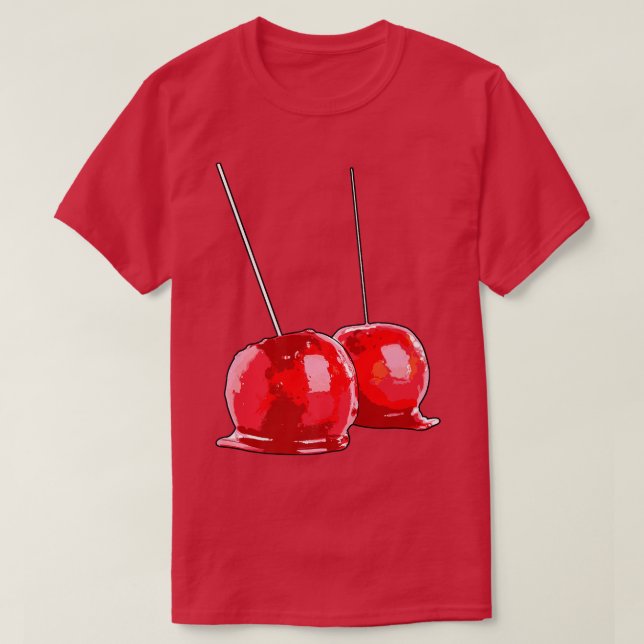 Candy Apples 25 Cent Funny Candy Dessert Women32 T-Shirt (Design Front)