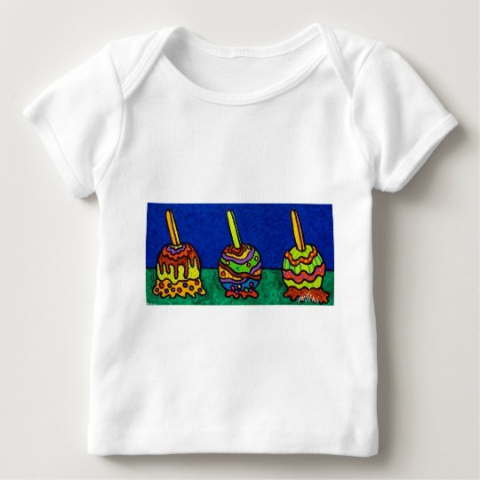 Candy Apples F by Piliero Baby T-Shirt
