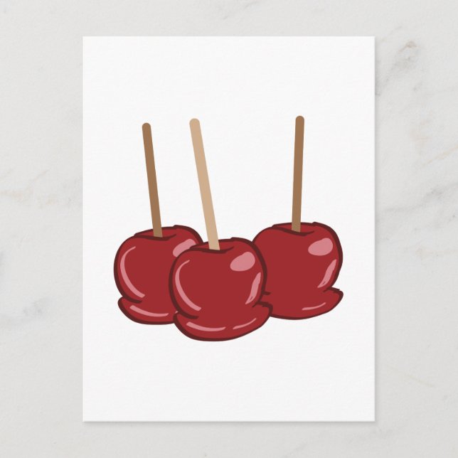 Candy Apples Postcard (Front)