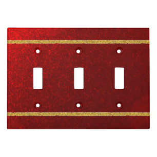 Candy Apples Red Gold Light Switch Cover