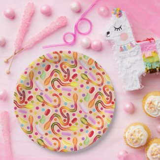 Candy Bag  Paper Plates