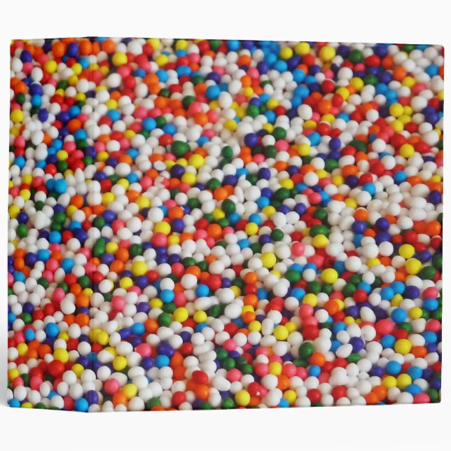 Candy Balls 3 Ring Binder (Front/Spine)