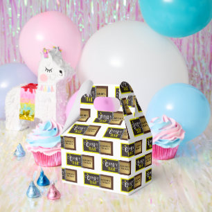 Candy Bar Golden Ticket Party Favor Boxes