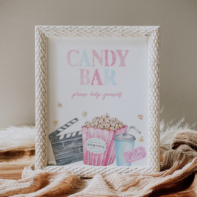 Candy Bar Movie Party Sign | Digital or Printed (Creator Uploaded)