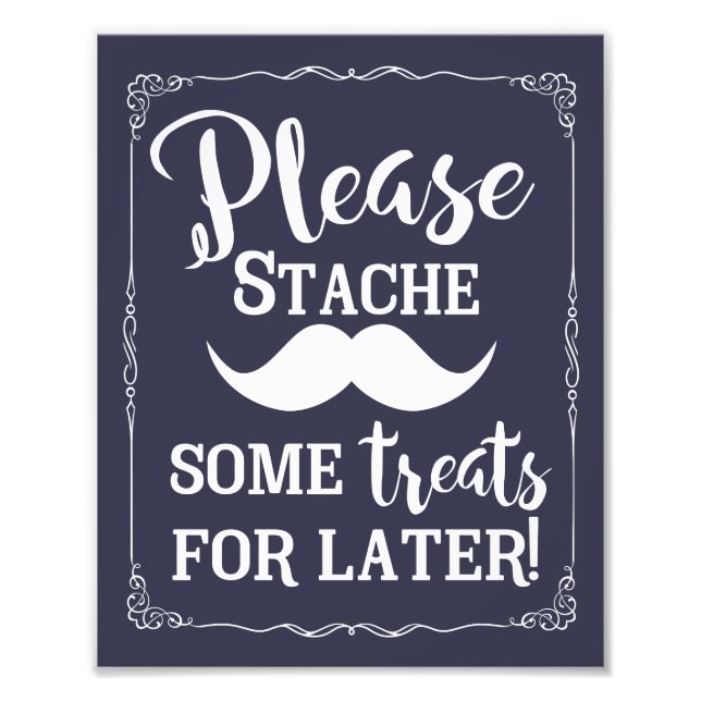 candy bar, sweet bar, party favor sign wedding (Front)