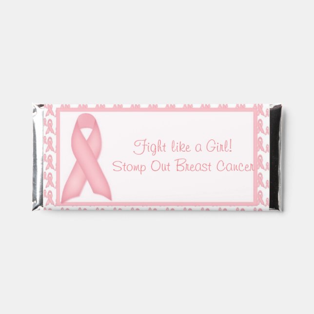 Candy Bar Wrapper Breast Cancer Survive Favor (Front)