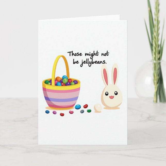 Candy Basket Surprise Funny Card (Front)