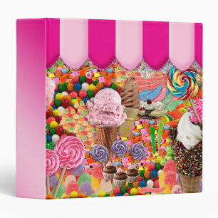 Candy Binder Portfolio Sweet Ice Cream