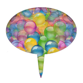 Candy Bubbles Cake Topper