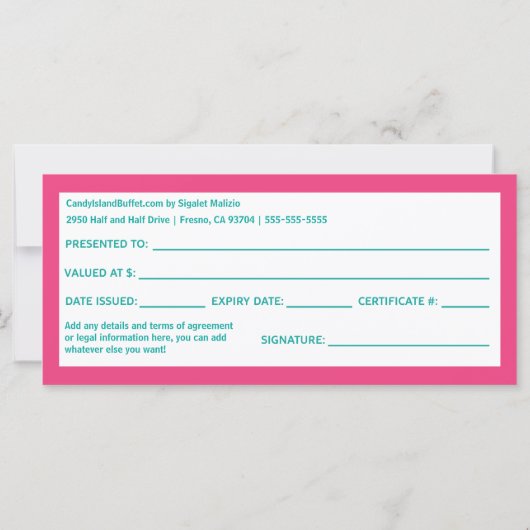 Candy Buffet (Back)