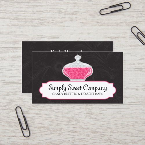 Candy Buffet and Dessert Table Business Card