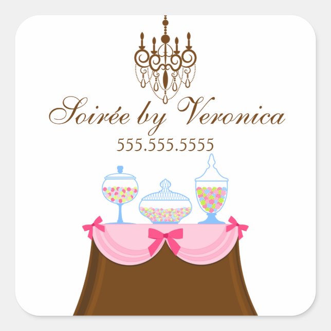 Candy Buffet and Dessert Tables Stickers (Front)