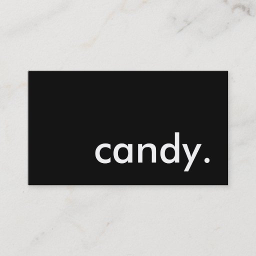 Customizable candy. business cards
