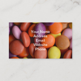 Candy Buttons  Business Card