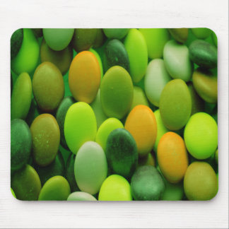 Candy Buttons green Mouse Pad