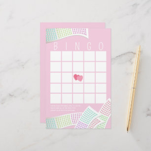 Candy Buttons Sweet Bingo Stationery