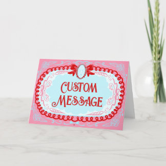 Candy Cameo Custom Card
