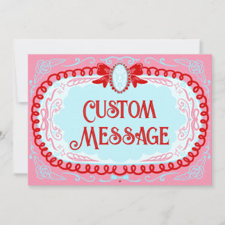 Candy Cameo Custom Save The Date