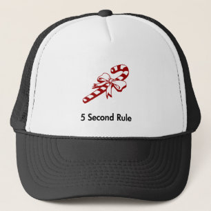 Candy Cane 5 Second Rule Trucker Hat