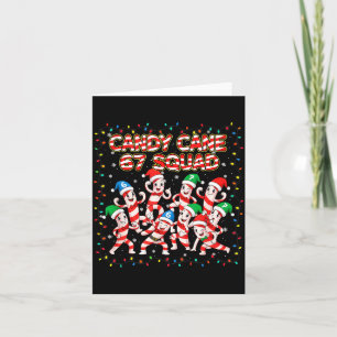 Candy Cane 67 Squad Christmas Party Card