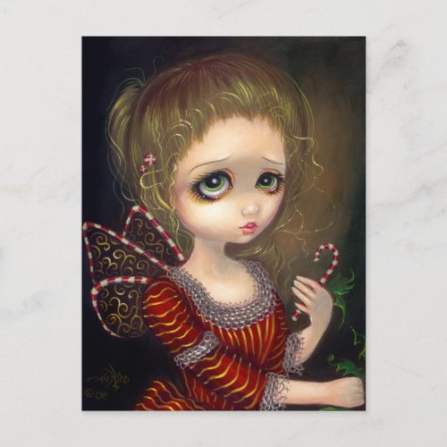 "Candy Cane Angel" Postcard