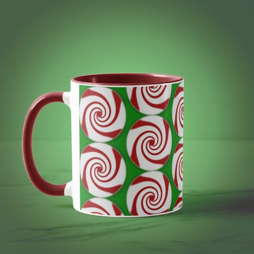 Candy Cane Basics Peppermint Drop  Mug