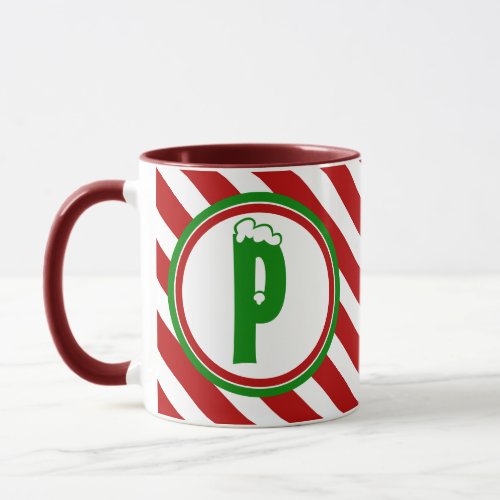 Candy Cane Basics RedWhite  Mug