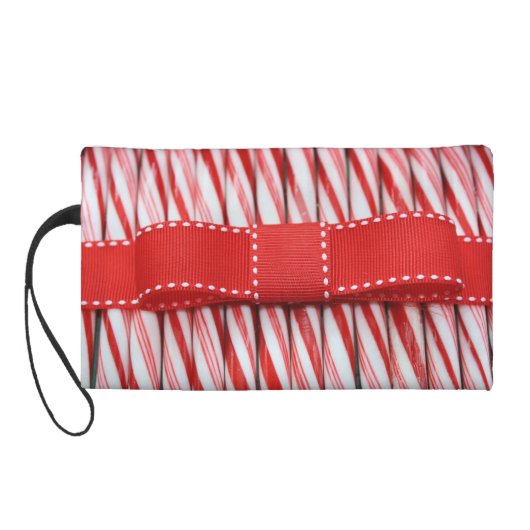 Candy Cane Bow Make-Up Bag (Back)