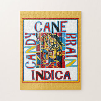 CANDY CANE BRAIN INDICA JIGSAW PUZZLE