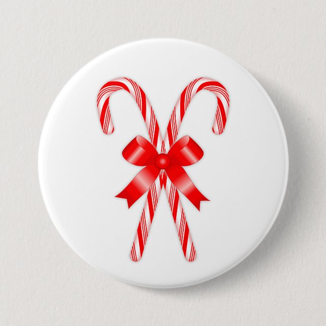 Candy Cane  Button (Front)