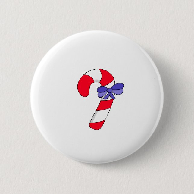 Candy cane button (Front)