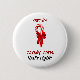 Candy Cane Button