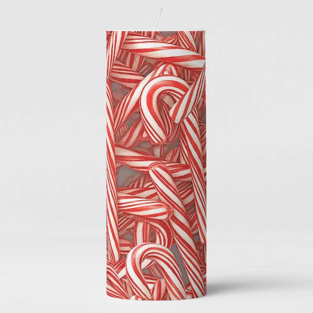 CANDY CANE CANDLE (Front)
