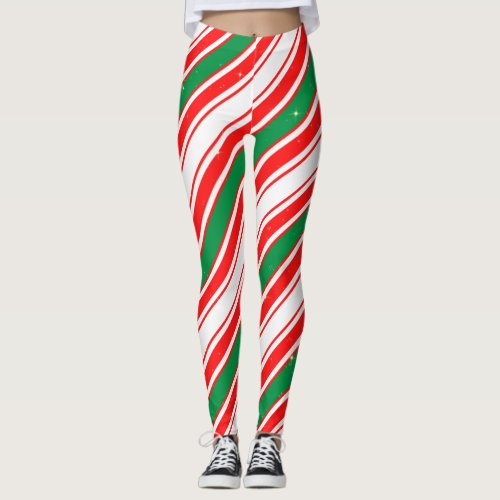 Candy Cane Cant Resist Leggings