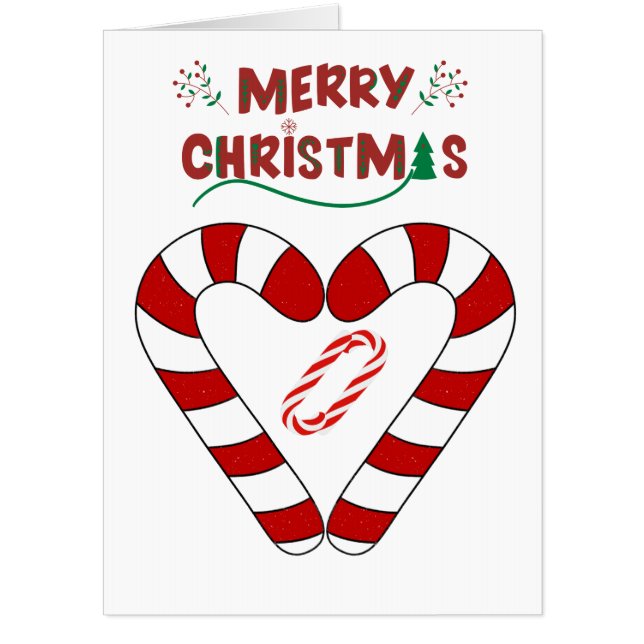 Candy Cane Card (Front)