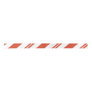 Candy Cane Chorus-Big Stripe Diagonal Satin Ribbon