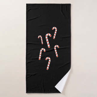 Candy Cane Christmas Bath Towel