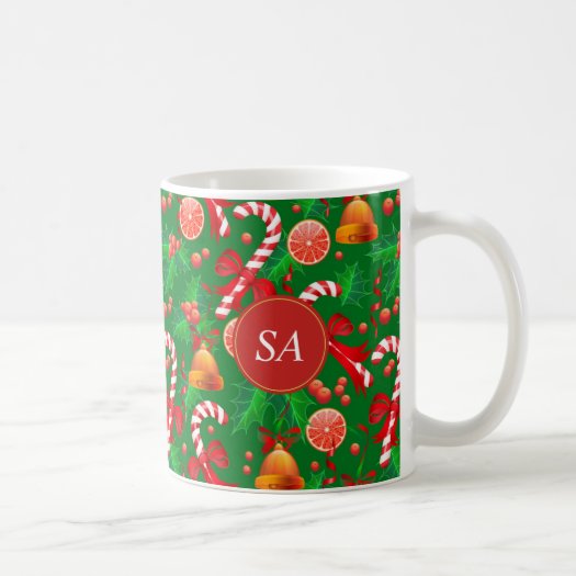 Candy Cane Christmas bell Christmas Holly