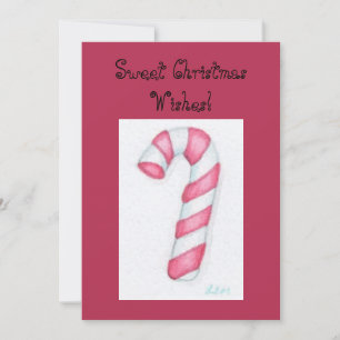 Candy Cane Christmas Cards