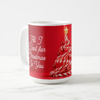 Candy Cane Christmas Coffee Mug