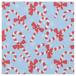 Candy Cane Christmas Fabric