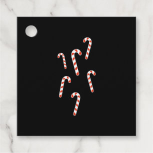 Candy Cane Christmas Favor Tags