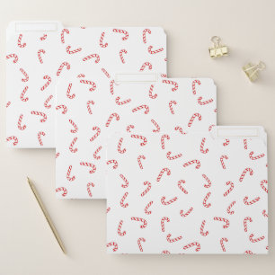 Candy Cane Christmas File Folder